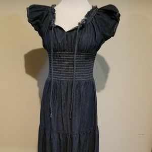 Long Denim Dress